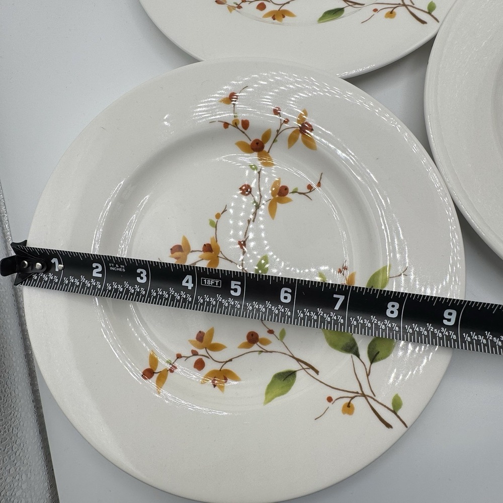 Martha Stewart Bittersweet Branches Salad Plates 9" Set 3 Discontinued - Picture 2 of 7